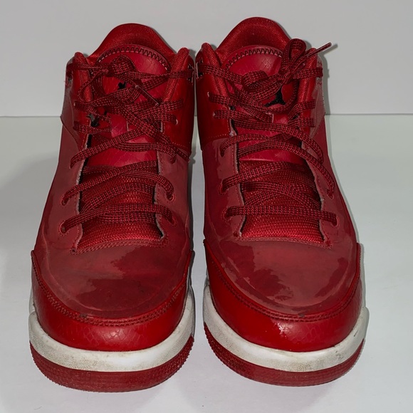 red and black flight jordans